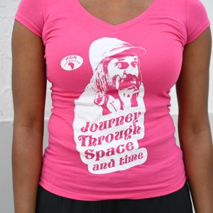 Journey Through Space & Time T-Shirt - Pink